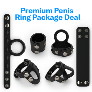 Advanced Silicone Penis Rings Set (6)