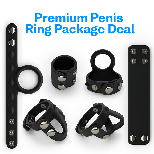 Advanced Silicone Penis Ring Set 6 Silicone Penis Rings Advanced Silicone Penis Ring Set 6 Silicone Penis Rings